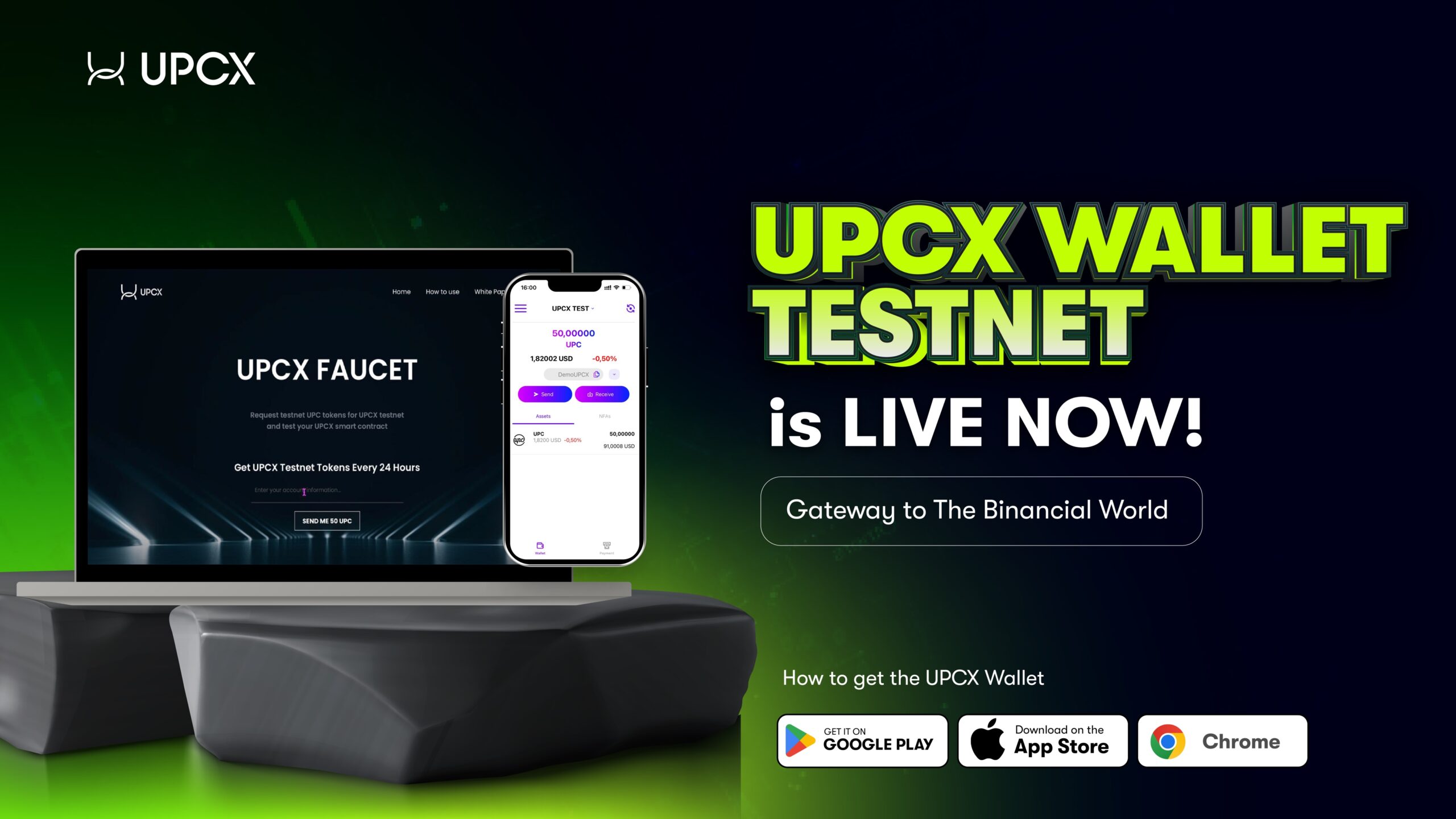 UPCX Wallet Testnet is Now Live! Experience Seamless Payments Today