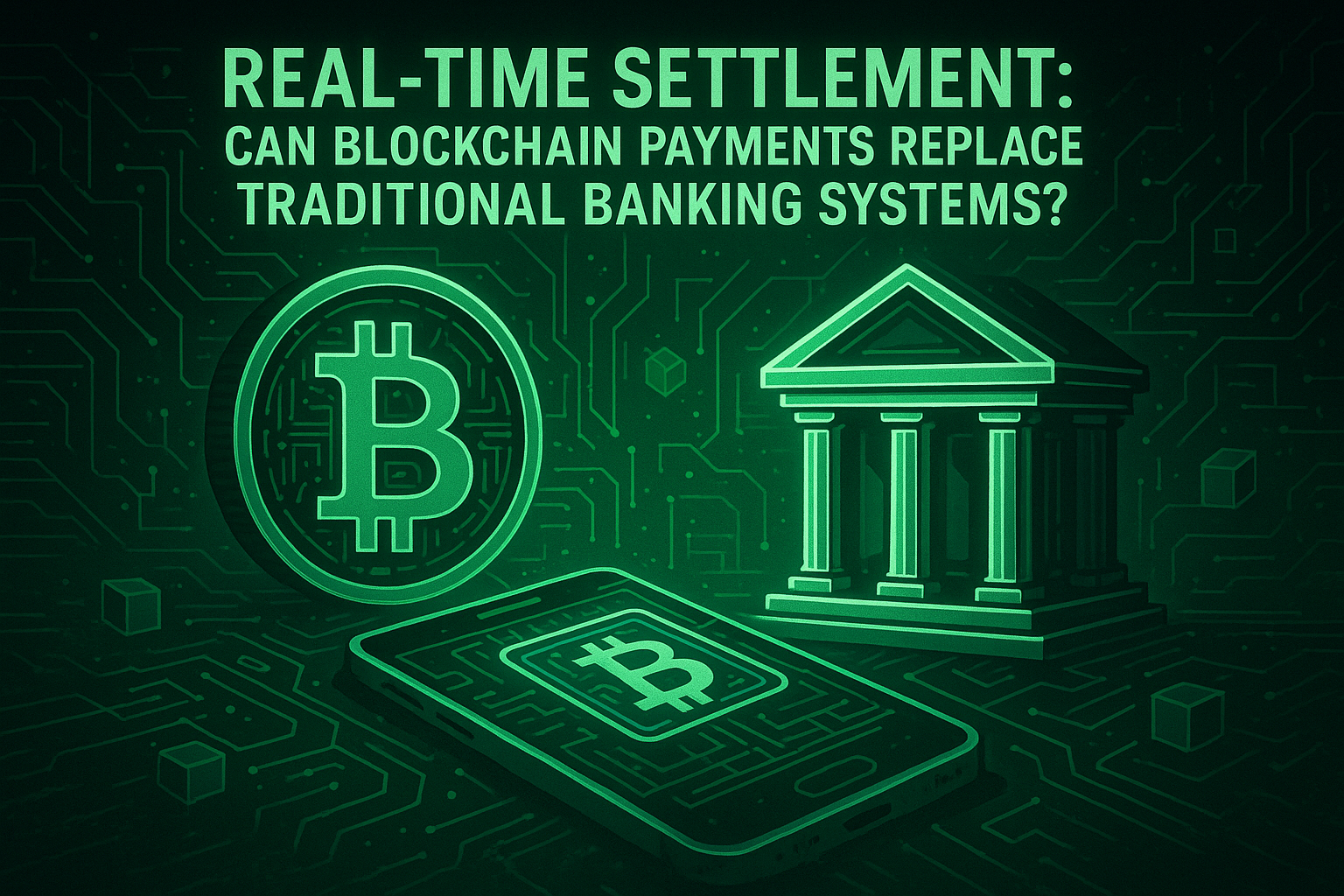 Real-Time Settlement: Can Blockchain Payments Replace Traditional Banking Systems?