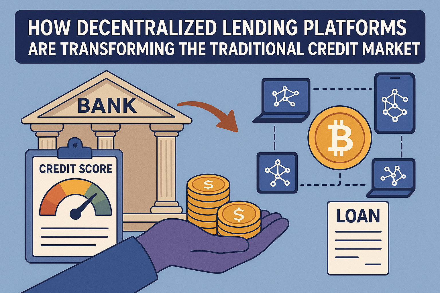 How Decentralized Lending Platforms Are Transforming the Traditional Credit Market