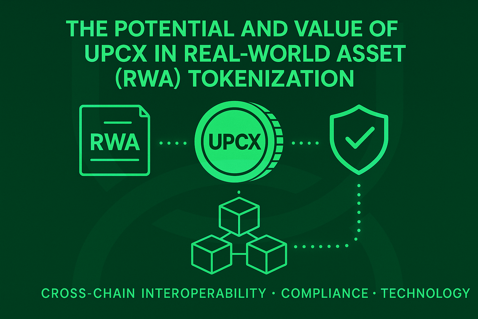 The Potential and Value of UPCX in Real-World Asset (RWA) Tokenization